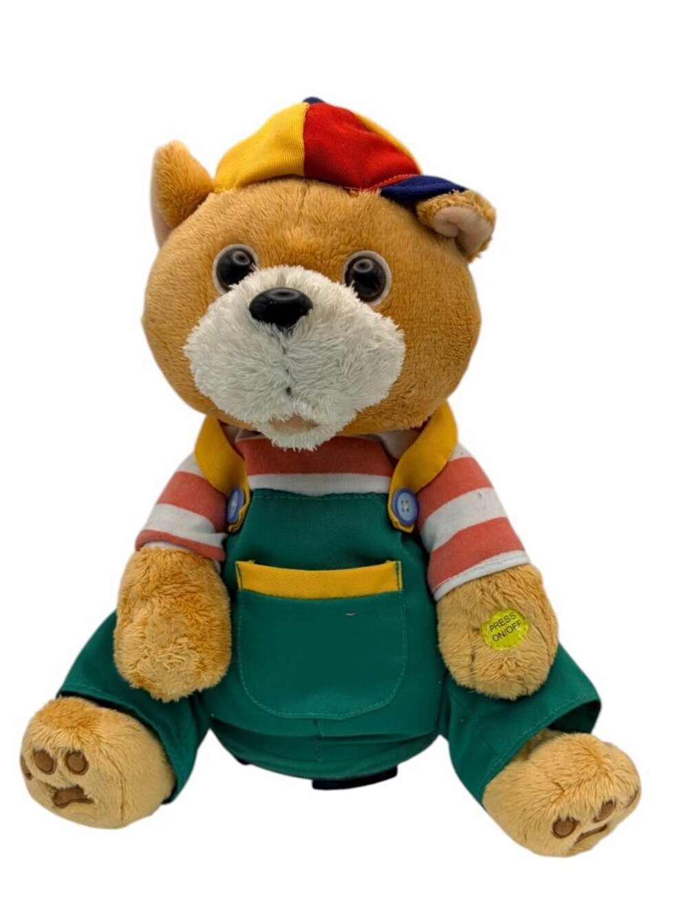 RARE 2004 Gemmy Hokey Pokey Bear 11" Tall Animated Plush β Sings - Picture 3 of 12